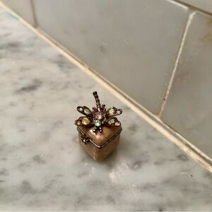 Jay Strongwater Dragonfly Mini Trinket Box Swarovski Crystals